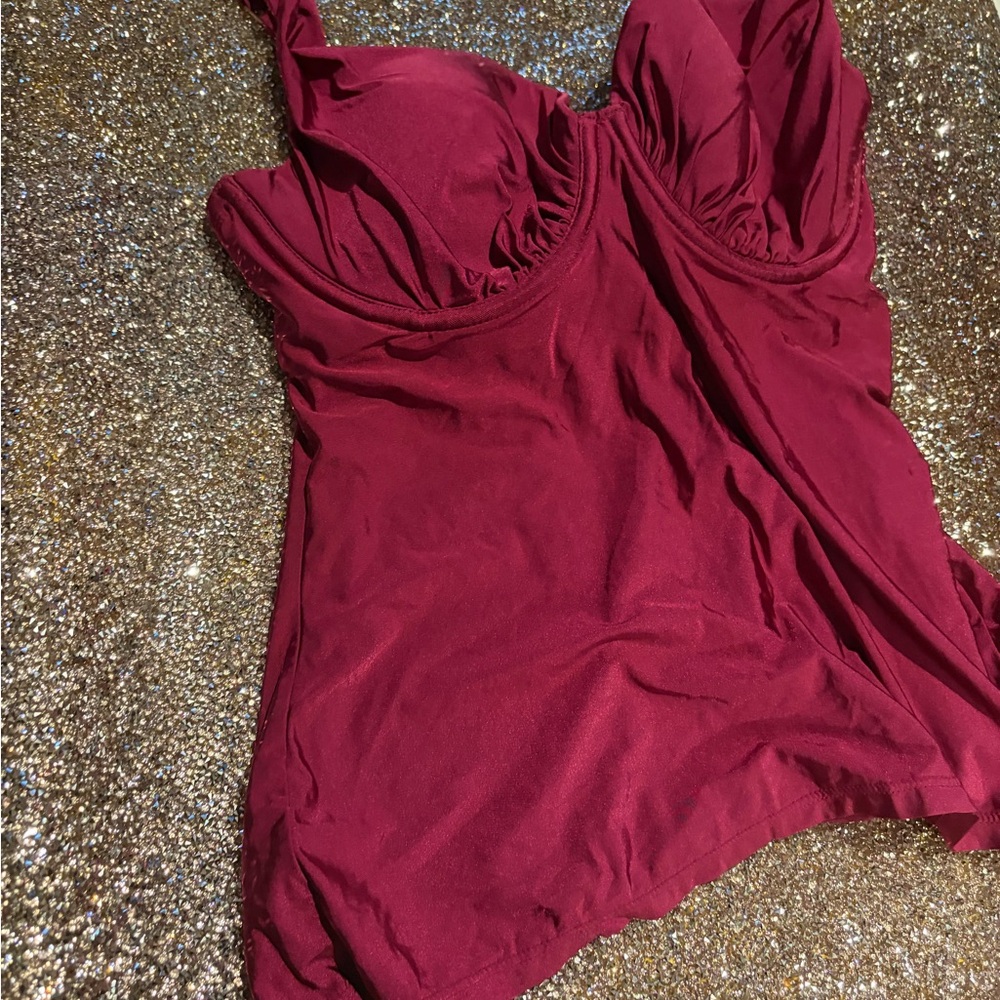 Panache Lingerie Burgundy Bikini Top